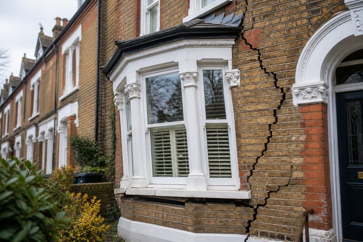 London clay subsidence in South-East London